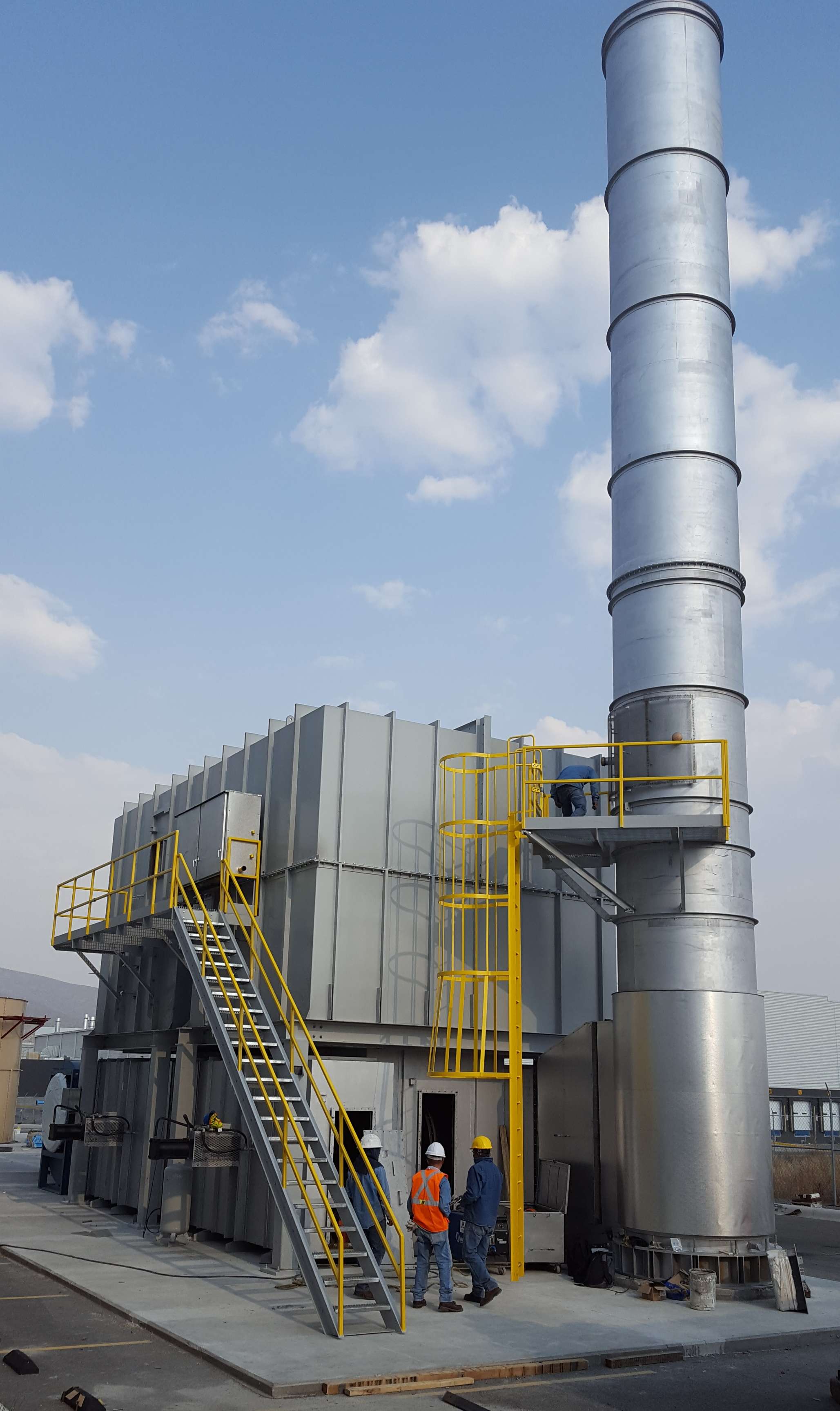 Regenerative Thermal Oxidizer product installed in Mexico