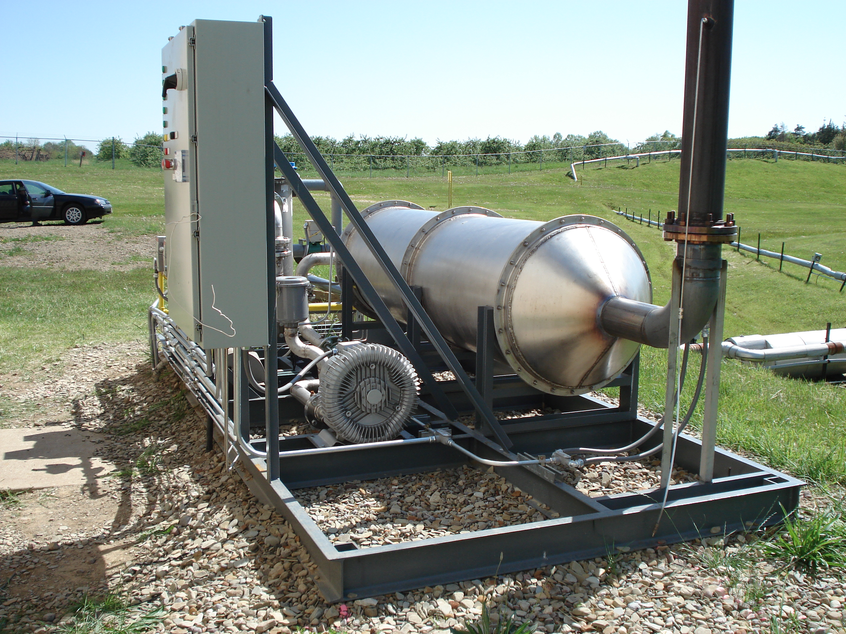 Direct thermal oxidizer