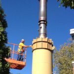 Direct thermal oxidizer service