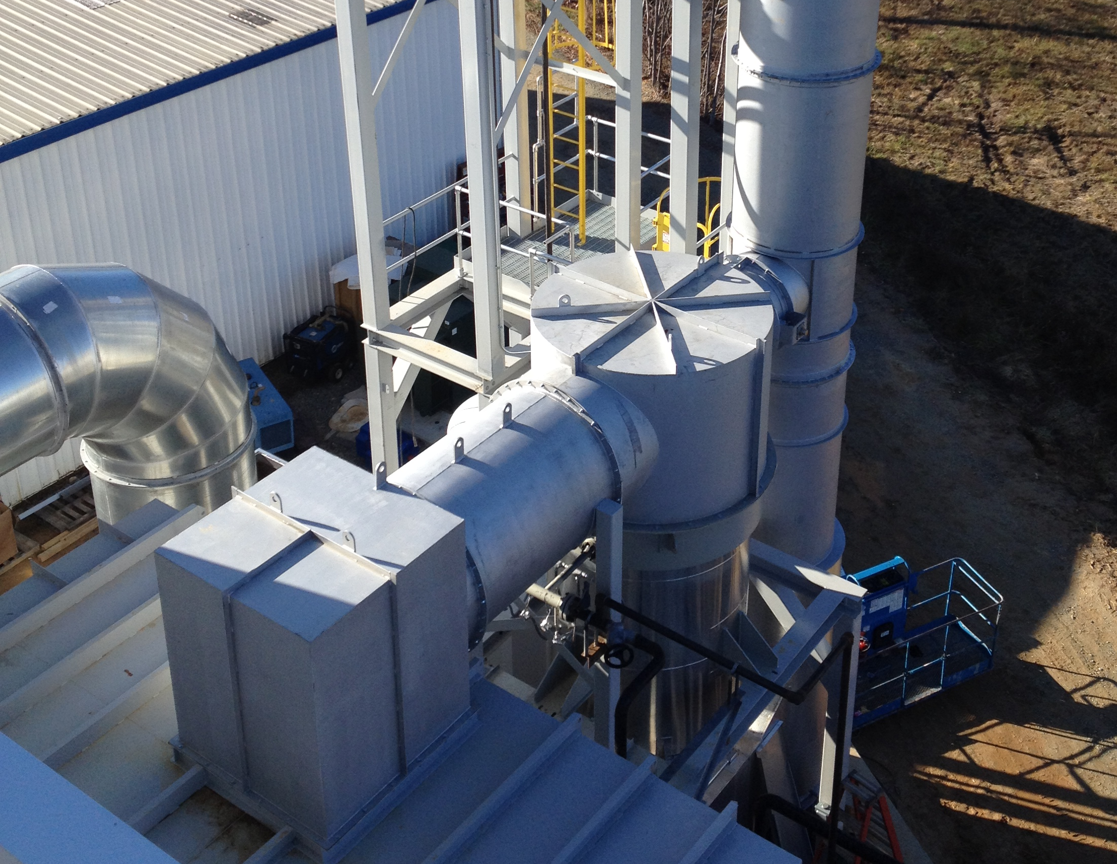 RTO with Waste Gas Thermal Oil System