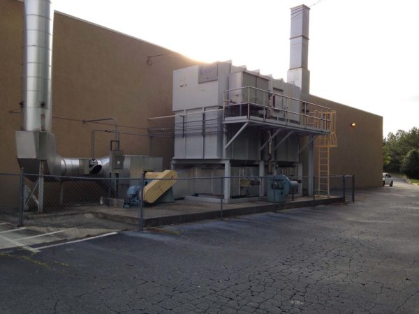 used 10000 SCFM regenerative thermal oxidizer