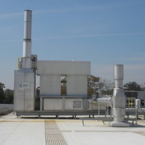 used 5000 SCFM regenerative thermal oxidizer