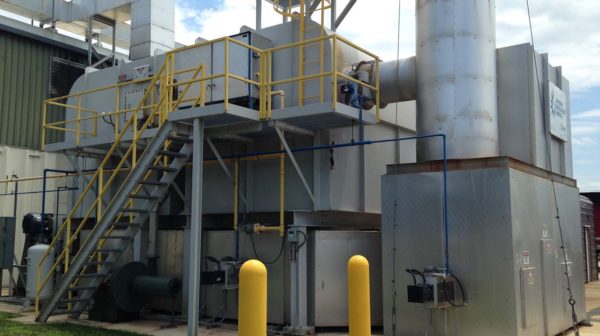 used 20000 SCFM regenerative thermal oxidizer