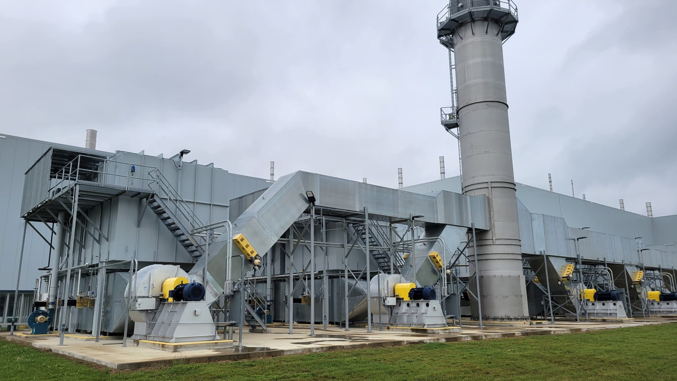Regenerative thermal oxidizer for engine test stands built by TANN Corporation