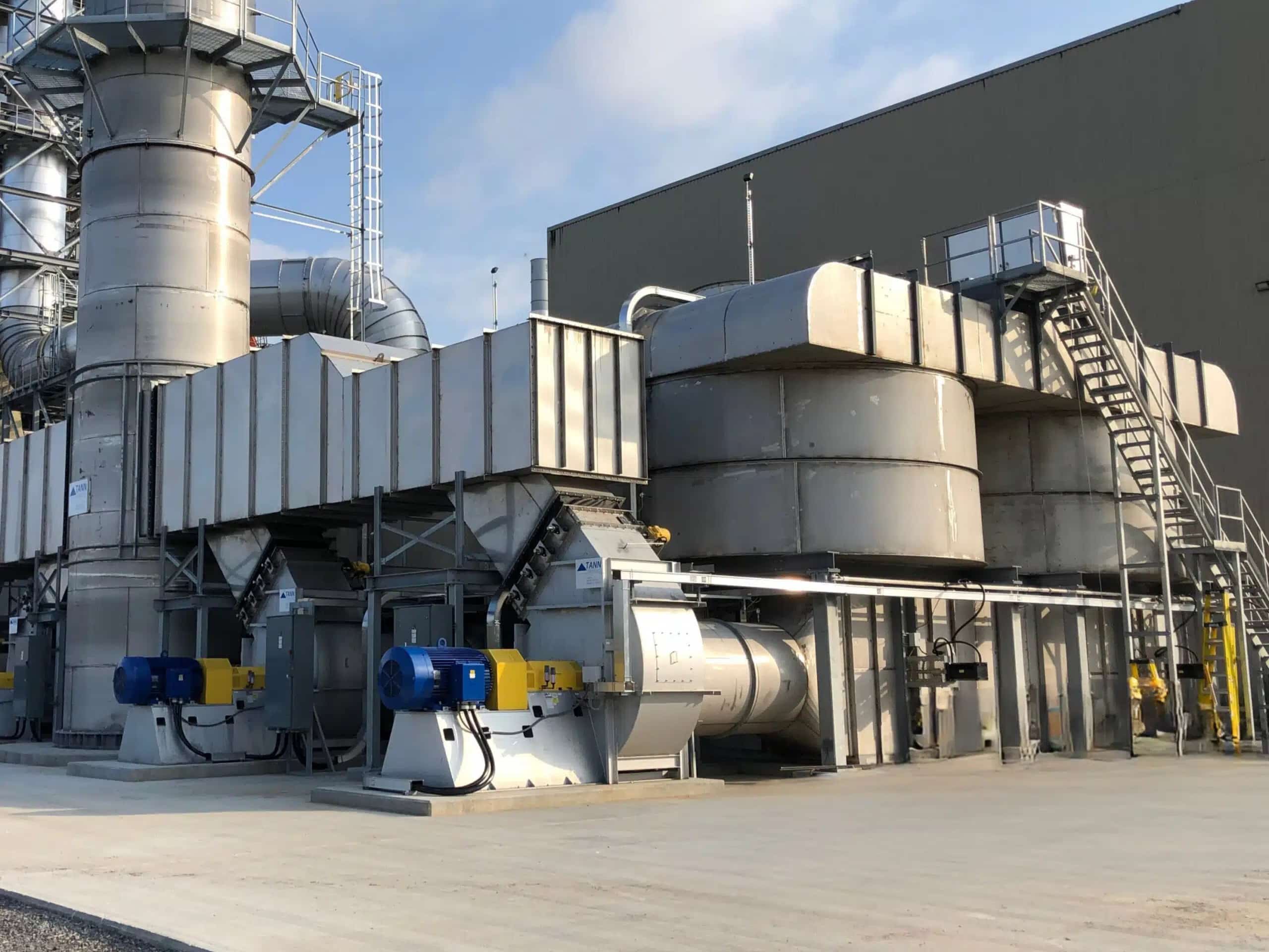 Catalytic oxidizer system detail